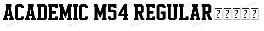 Academic M54 Regular字体转换